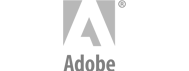 adobe logo grey